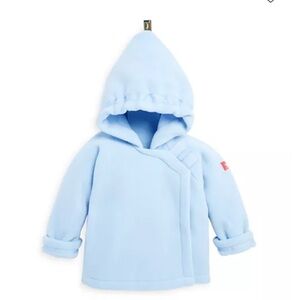 Widgeon Light Blue Hooded Baby Jacket Excellent Condition 3M